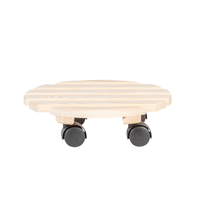 Carro Porta Macetas Madera Exteriores